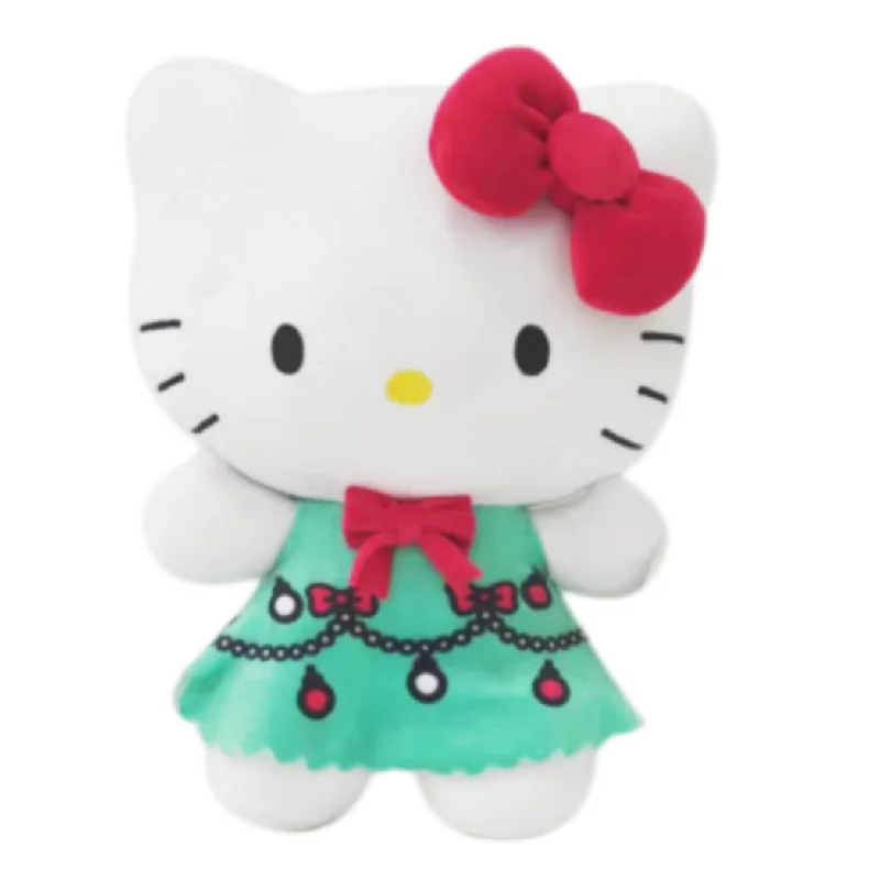 Huggable and cozy plush toysHuggable and cozy plush toys10.5" Sanrio Hello Kitty in Christmas Tree Green Dress Stuffed Plush Huggable and cozy plush toysHuggable and cozy plush toys10.5" Sanrio Hello Kitty in Christmas Tree Green Dress Stuffed Plush