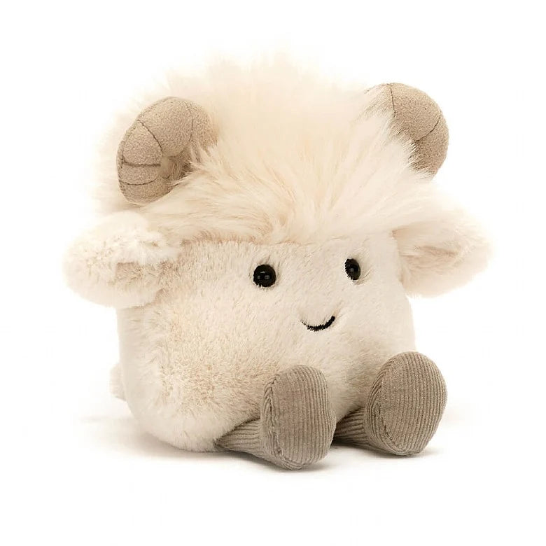 Fluffy and charming Jellycat itemsAmuseable Ram