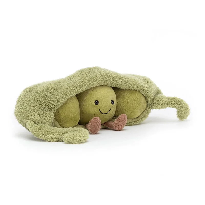 Cozy and gentle Jellycat attention to detailAmuseables Pea in a Pod