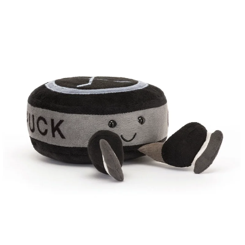 Fluffy and charming Jellycat itemsAmuseables Sports Ice Hockey Puck By Jellycat