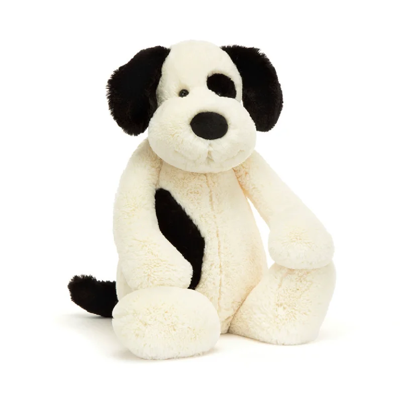 Adorable and snuggly Jellycat toysBashful Black & Cream Puppy Really Big By Jellycat Adorable and snuggly Jellycat toysBashful Black & Cream Puppy Really Big By Jellycat