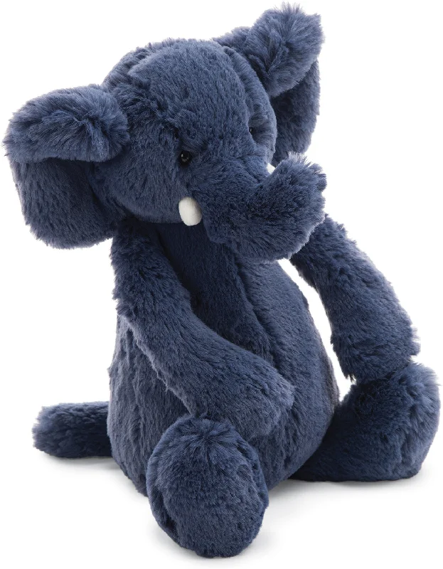Adorable and plush Jellycat emotional support friendsBashful Elephant Blue Medium