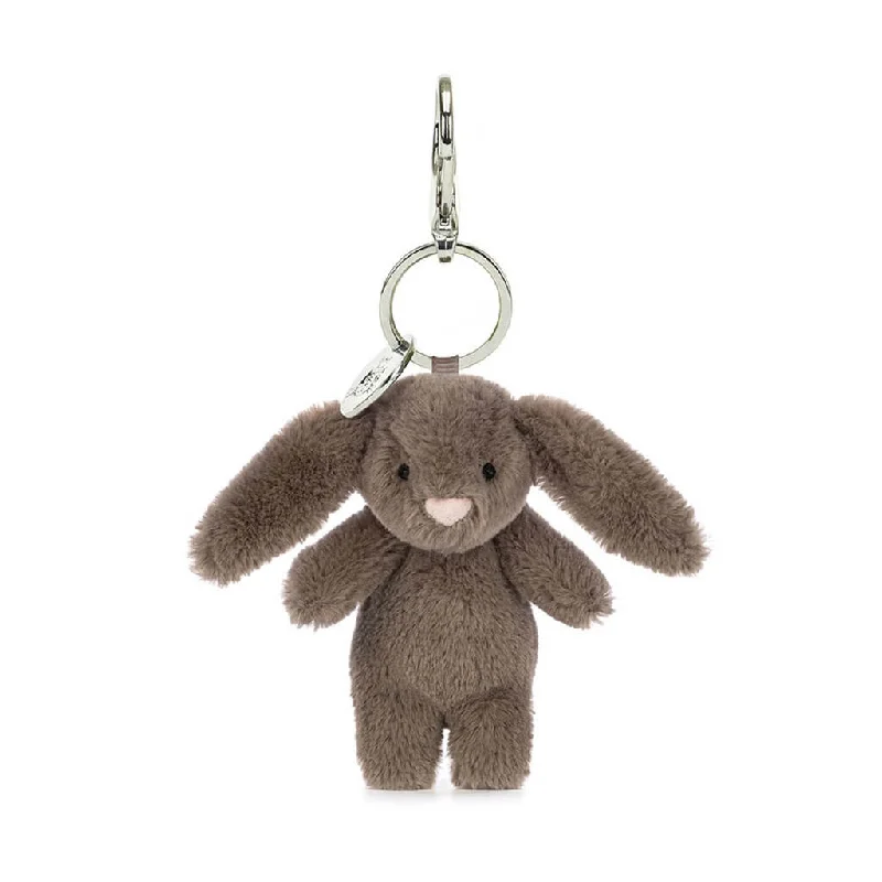 Huggable and comforting Jellycat creationsBashful Truffle Bunny Bag Charm