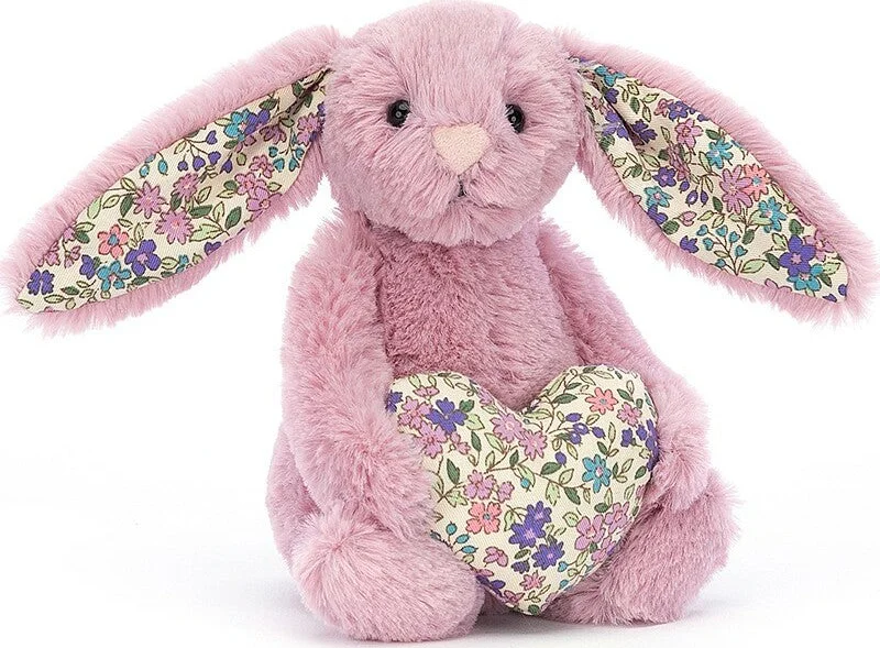 Soft and cozy Jellycat high-quality craftsmanshipBlossom Heart Tulip Bunny
