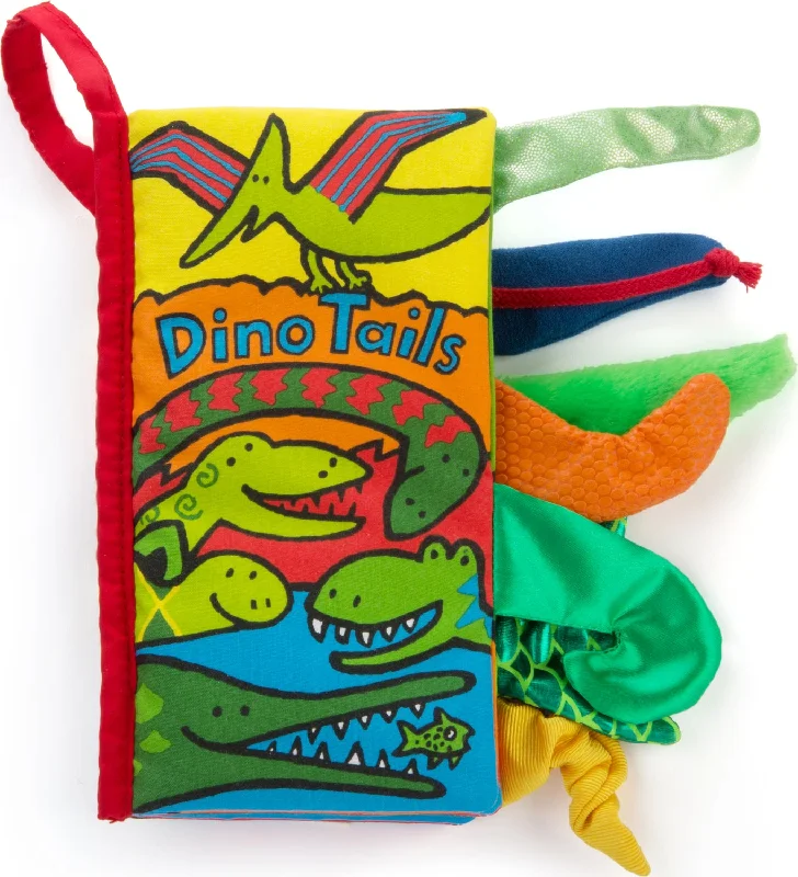 Adorable and plush Jellycat emotional support friendsDino Tails Activity Book