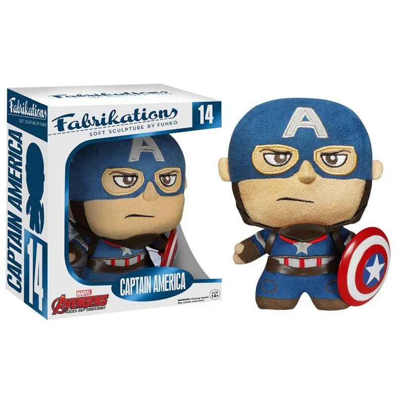 Huggable and cozy plush toysHuggable and cozy plush toysFabrikations Soft Sculpture by Funko: Captain America [Avengers: Age of Ultron]