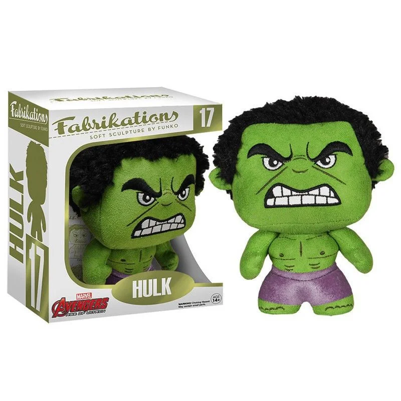 Whimsical and imaginative stuffed toysWhimsical and imaginative stuffed toysFabrikations Soft Sculpture by Funko: Hulk [Avengers: Age of Ultron]
