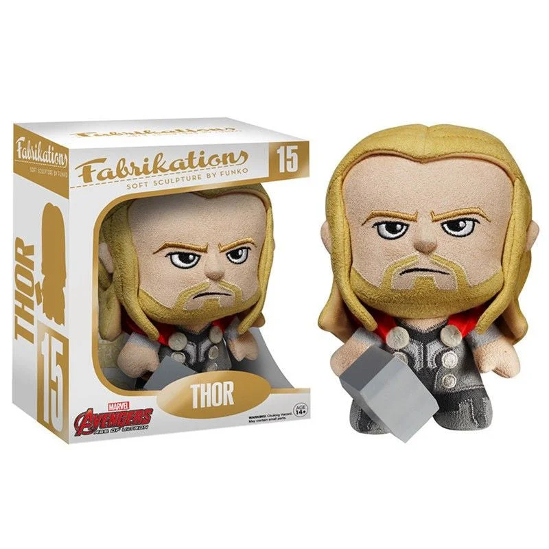 Cheerful and happy stuffed figuresCheerful and happy stuffed figuresFabrikations Soft Sculpture by Funko: Thor [Avengers: Age of Ultron]