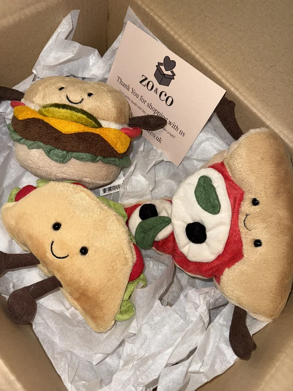 Soft and cozy Jellycat high-quality craftsmanshipFast Food Jellycat Box
