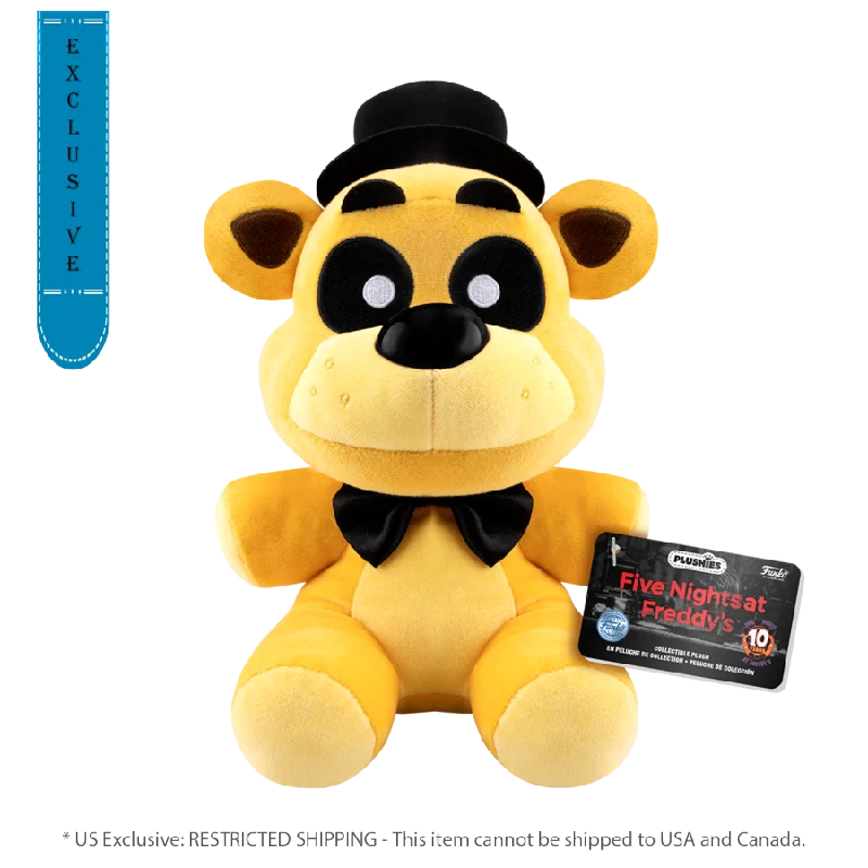 Friendly and approachable plush friendsFriendly and approachable plush friendsFive Nights at Freddy's - Golden Freddy 10" US Exclusive Plush [RS]
