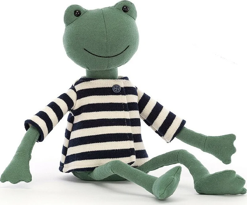 Huggable and charming Jellycat beloved by all ages.Francisco Frog