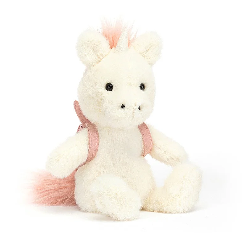 Plush and comforting Jellycat figuresBackpack Unicorn