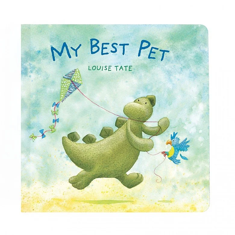 Adorable and plush Jellycat emotional support friendsMy Best Pet Book Jellycat