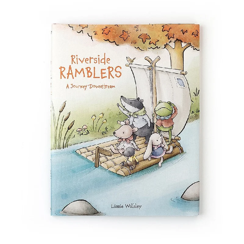 Cuddly and lovely Jellycat animalsRiverside Ramblers Book