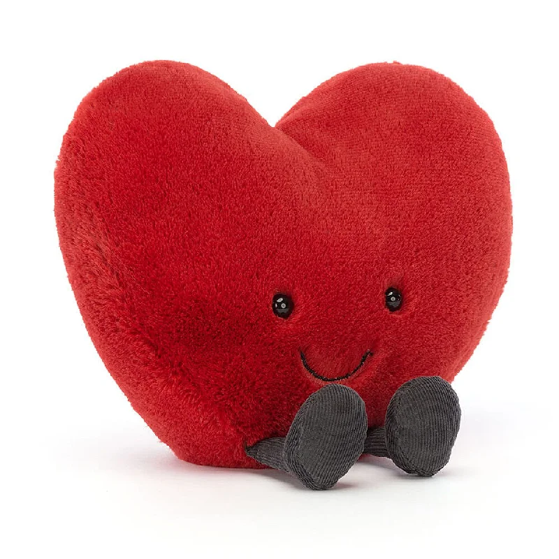 Cozy and gentle Jellycat attention to detailAmuseable Red Heart Large