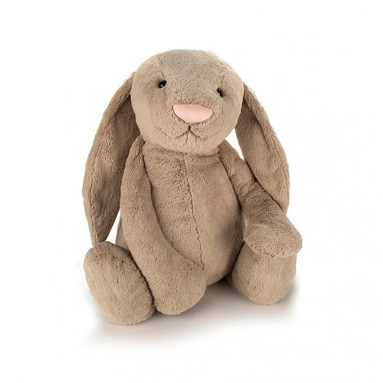 Fluffy and comforting Jellycat superior materialsBashful Bunny Beige Med