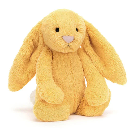 Fluffy and comforting Jellycat superior materialsBashful Sunshine Bunny Med