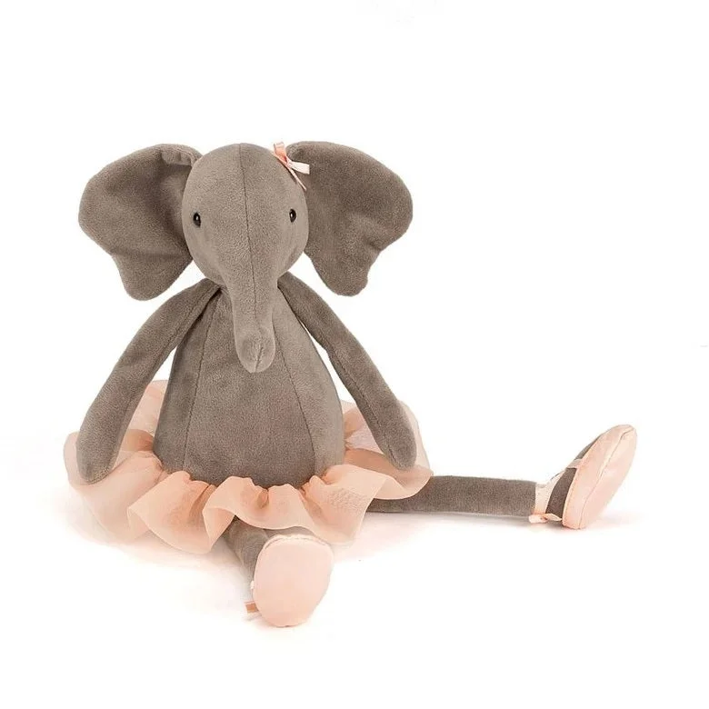 Sweet and endearing Jellycat stuffiesDancing Darcey Elephant