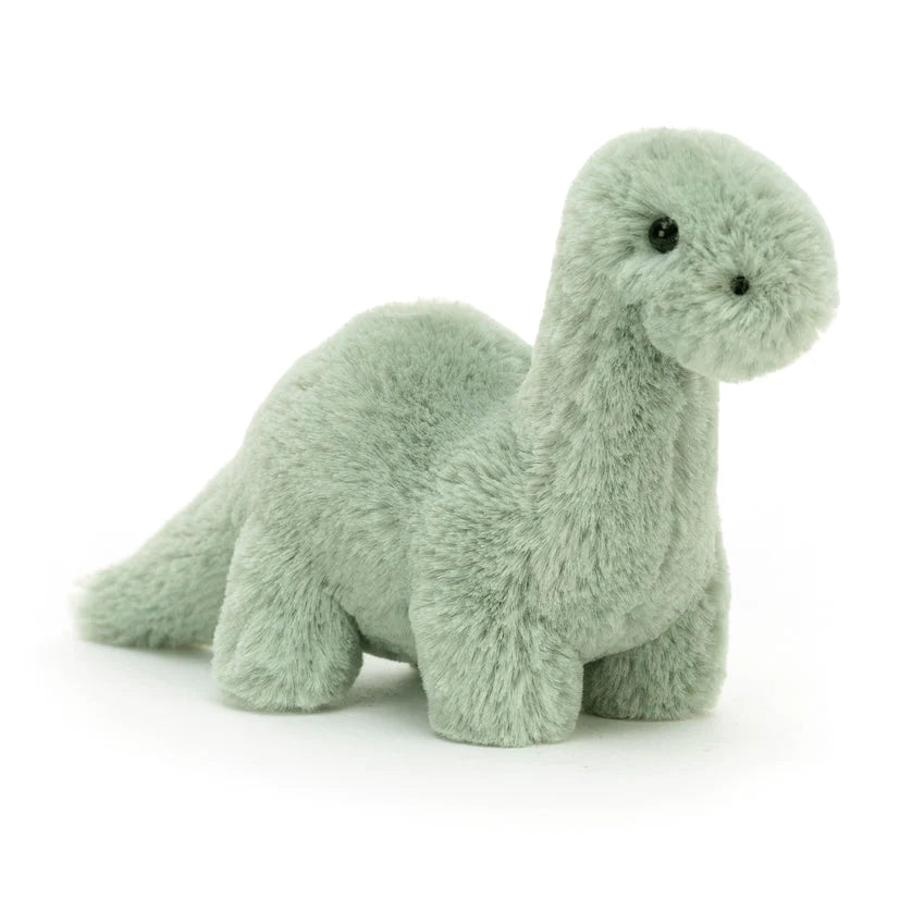 Adorable and gentle Jellycat friendsFossilly Brontosaurus Mini
