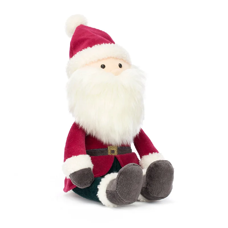 Adorable and gentle Jellycat friendsJolly Santa Med