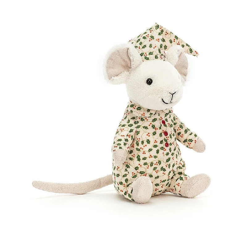 Huggable and charming Jellycat beloved by all ages.Merry Mouse Bedtime