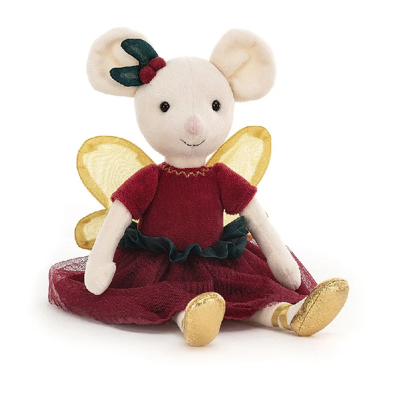 Adorable and plush Jellycat emotional support friendsSugar Plum Fairy Mouse