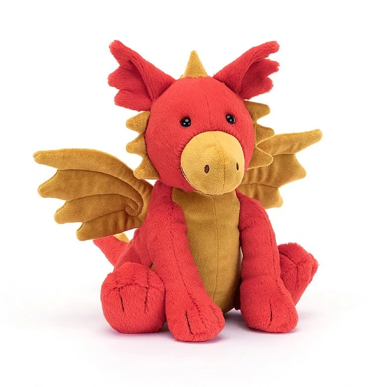 Plush and comforting Jellycat figuresDarvin Dragon