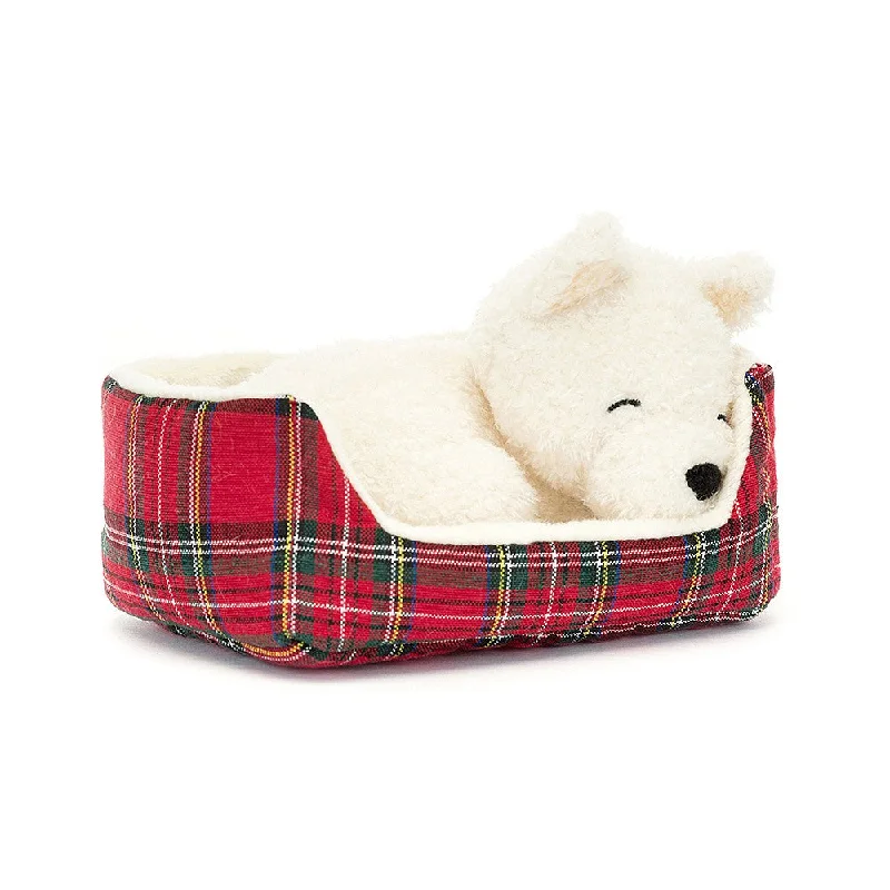 Cuddly and endearing Jellycat timeless appealNapping Nipper Westie