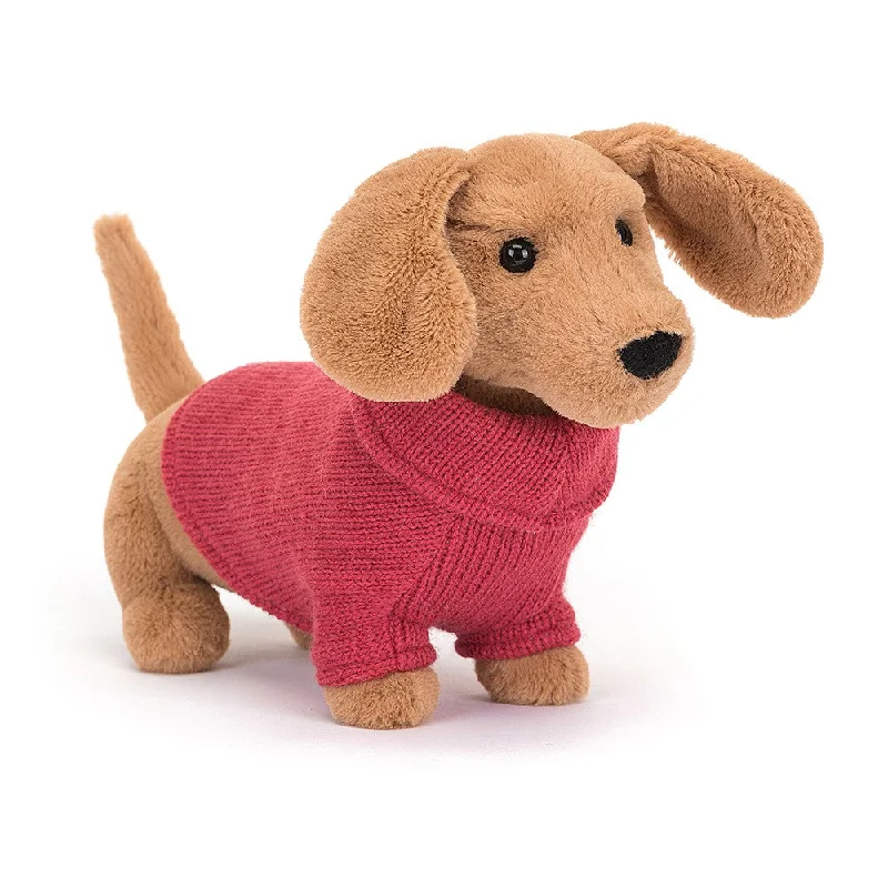 Soft and charming Jellycat designsSweater Sausage Dog