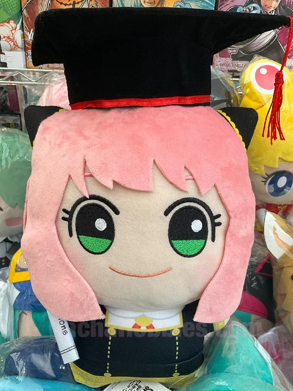 Cheerful and happy stuffed figuresCheerful and happy stuffed figuresGraduation Spy x Family Anya Forger Big Face Medium Plush