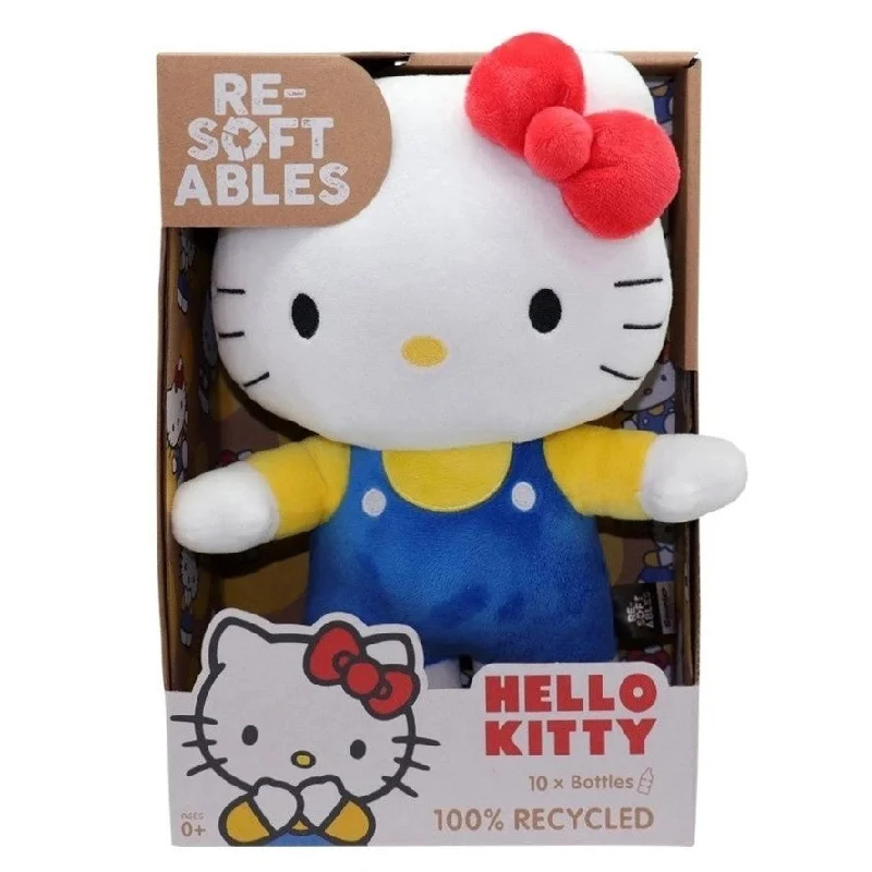 Adorable and charming plush figuresAdorable and charming plush figuresHello Kitty, Blue Overalls - Re-Softables 10" Plush Adorable and charming plush figuresAdorable and charming plush figuresHello Kitty, Blue Overalls - Re-Softables 10" Plush