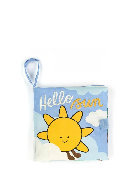 Cuddly and lovely Jellycat animalsJellycat Hello Sun Fabric Book, Blue