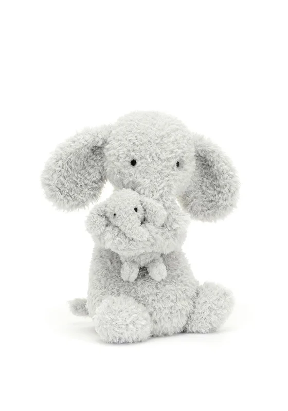 Soft and charming Jellycat designsJellycat Huddles Grey Elephant