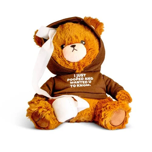 Cuddly and comforting plush charactersCuddly and comforting plush characters“I Just Pooped” – Teddy Bear Cuddly and comforting plush charactersCuddly and comforting plush characters“I Just Pooped” – Teddy Bear