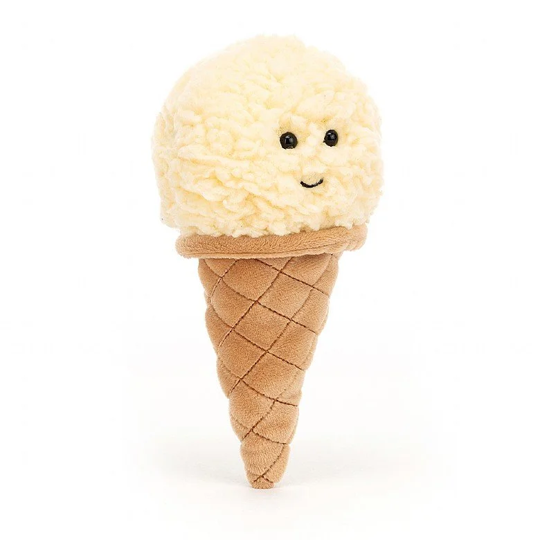 Huggable and charming Jellycat beloved by all ages.Irresistable Ice Cream Vanilla