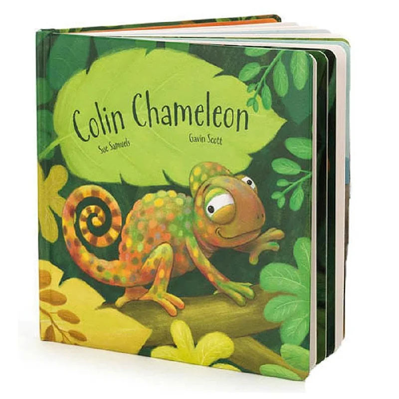 Soft and charming Jellycat designsColin Cameleon Book Jellycat