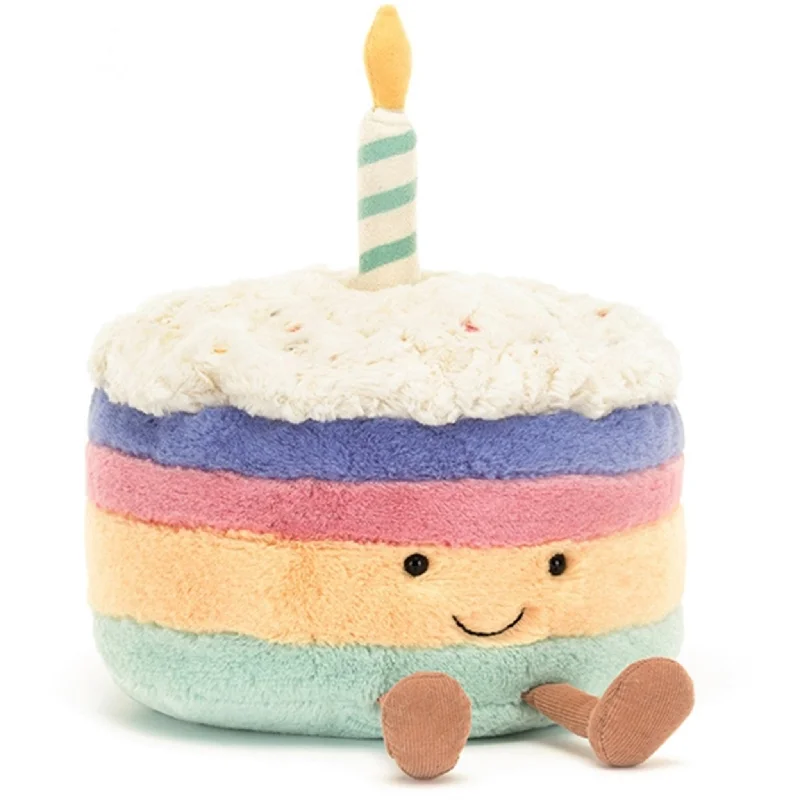 Cuddly and lovely Jellycat animalsJellycat Amuseable Rainbow Birthday Cake 26 cm