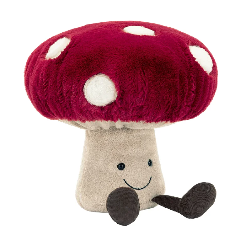 Adorable and plush Jellycat emotional support friendsAmuseables Mushroom Soft Toy