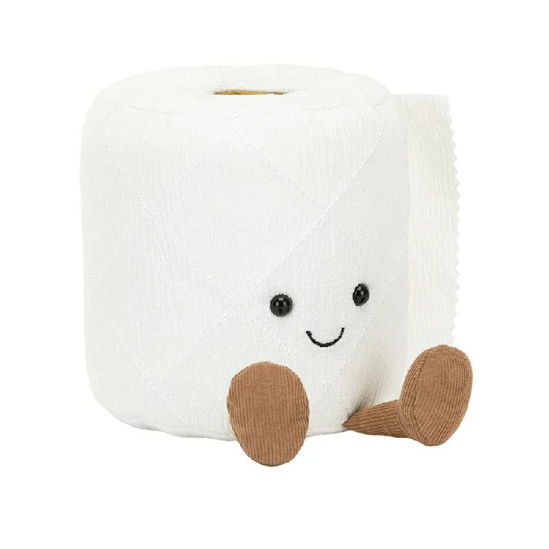 Cuddly and endearing Jellycat timeless appealAmuseables Toilet Roll Soft Toy
