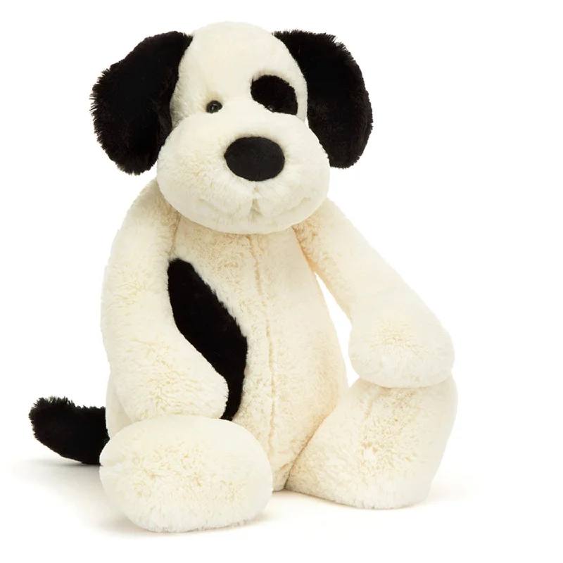 Soft and endearing Jellycat plushiesJellycat Bashful Black/Cream Puppy 51 cm