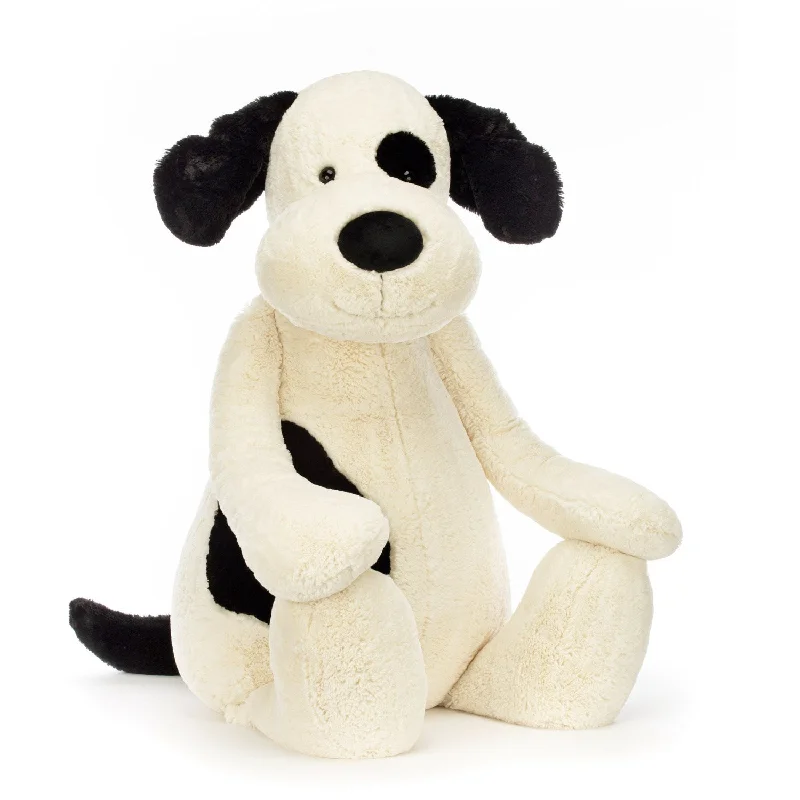 Cuddly and endearing Jellycat timeless appealJellycat Bashful Black/Creme Puppy 108 cm Cuddly and endearing Jellycat timeless appealJellycat Bashful Black/Creme Puppy 108 cm