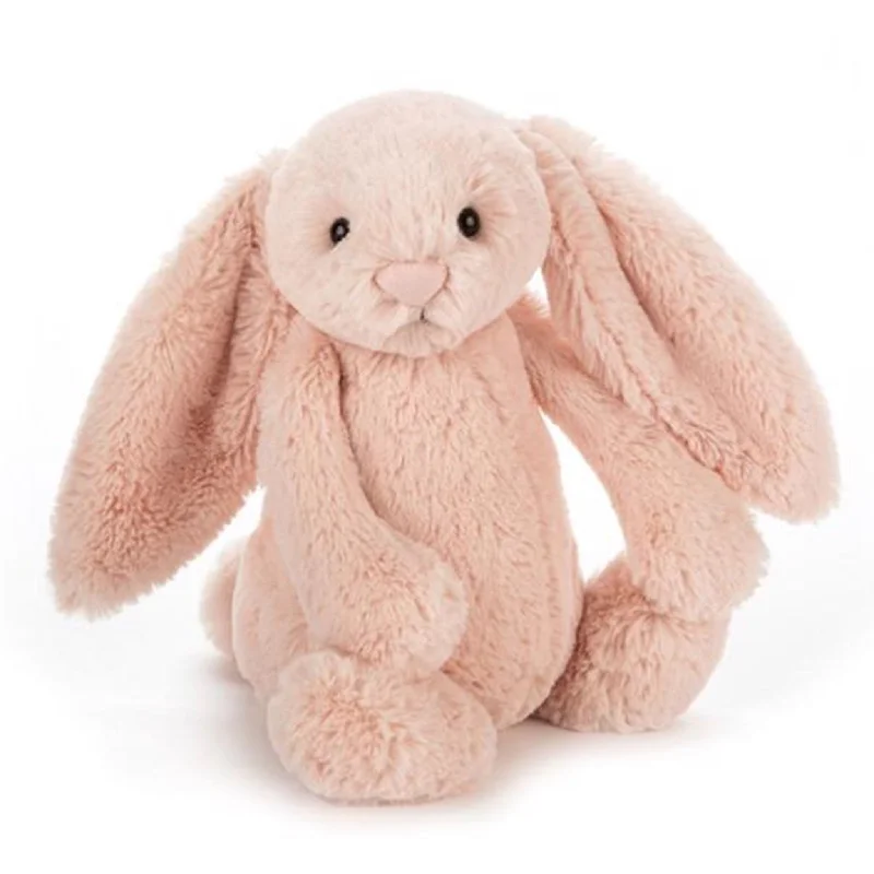 Fluffy and comforting Jellycat superior materialsJellycat Bashful Blush Bunny 31cm