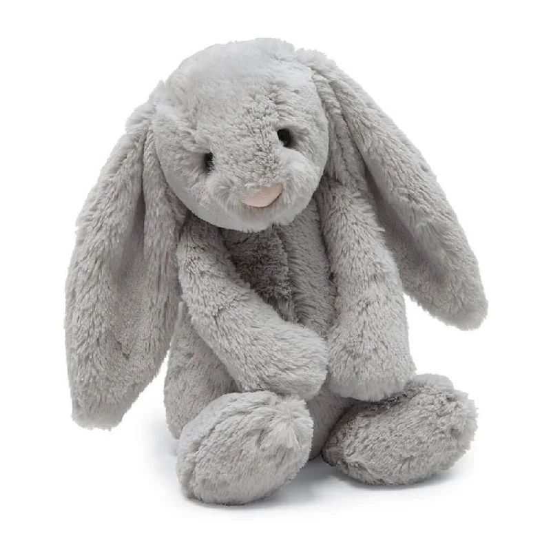 Fluffy and comforting Jellycat superior materialsJellycat Bashful Bunny Grey