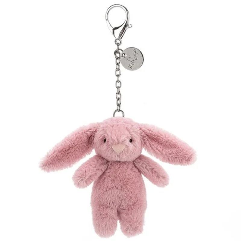 Fluffy and charming Jellycat itemsJellycat Bashful Bunny Tulip Bag Charm 8cm