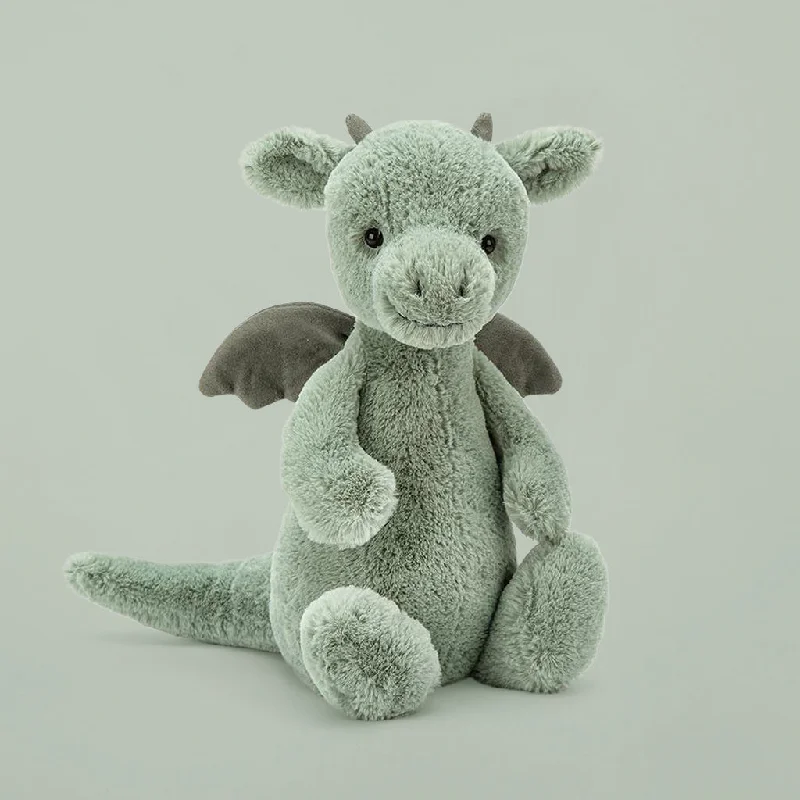 Sweet and endearing Jellycat stuffiesJellycat Bashful Dragon Soft Toy, Medium