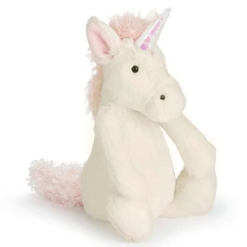 Adorable and snuggly Jellycat toysJellycat Bashful Enhjørning 18 cm