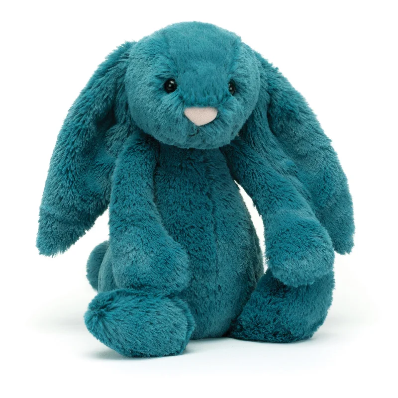 Huggable and charming Jellycat beloved by all ages.JELLYCAT BASHFUL MINERAL BLUE BUNNY ORIGINAL (MED) BLUE 9X12X31 CM
