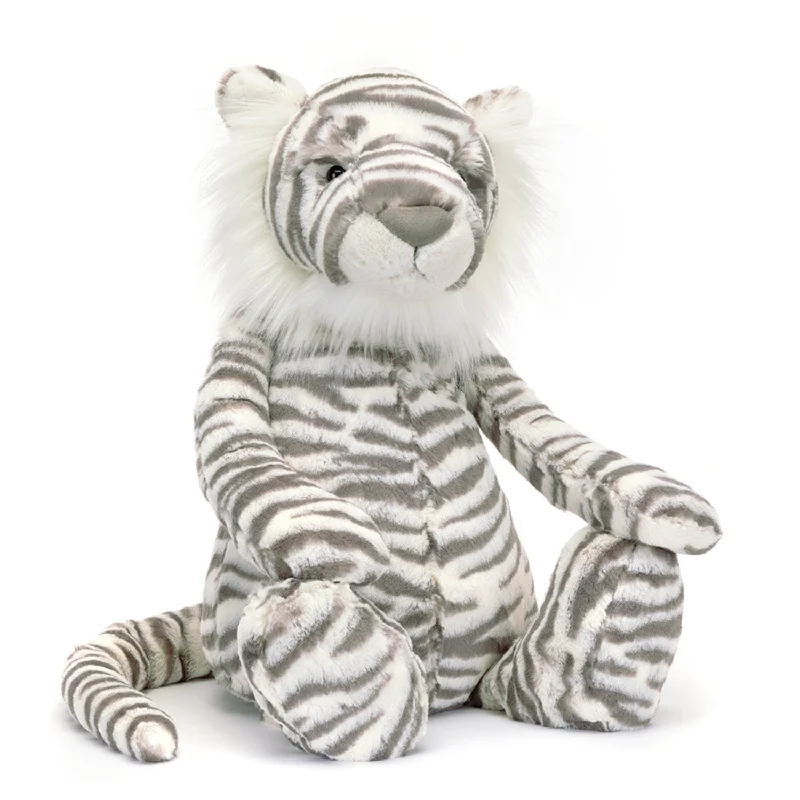 Huggable and charming Jellycat beloved by all ages.Jellycat Bashful Sacha Snow Tiger 67 cm Huggable and charming Jellycat beloved by all ages.Jellycat Bashful Sacha Snow Tiger 67 cm