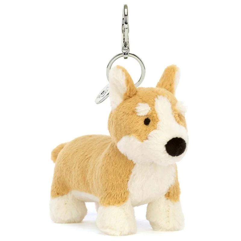 Cuddly and lovely Jellycat animalsJellycat Betty Corgi Bag Charm 13 cm