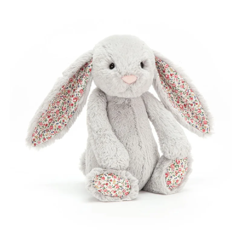 Adorable and snuggly Jellycat toysJELLYCAT BLOSSOM BASHFUL SILVER BUNNY ORIGINAL (MED) SILVER 9X12X31 CM